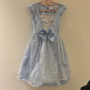 Enchanting Light Blue Sequin Dress for Kids